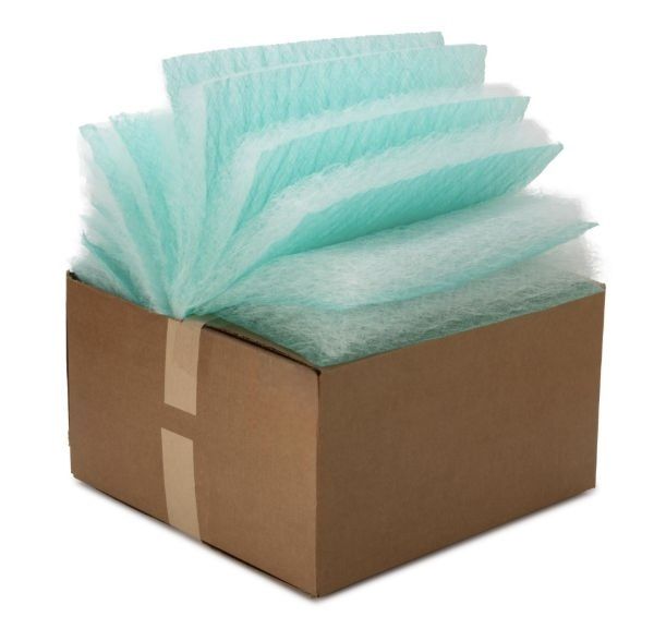 2.5" Green Back, Standard Paint Arrestor Pads, 24" x 24" 50/box