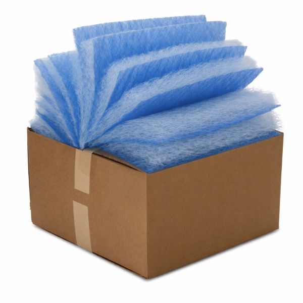 2.5" Blue Back, Standard Paint Arrestor Pads, 24" x 24" 50/box